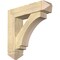Ekena Millwork Imperial Arts and Crafts Rough Sawn Bracket w/ Offset Brace, Douglas Fir, 8"W x 32"D x 32"H BKT0806X32X32IMP03RDF - alternate 1